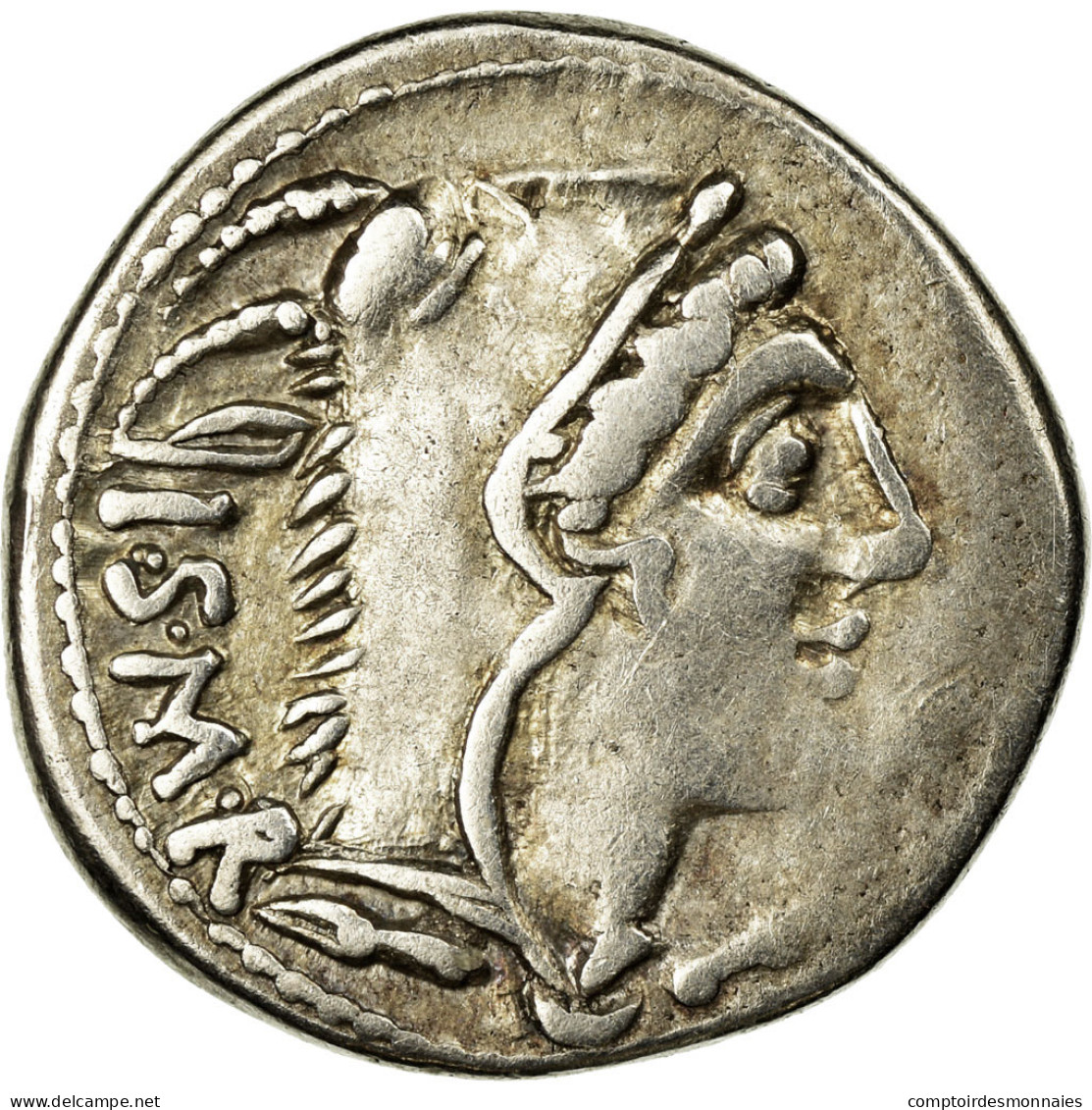 Monnaie, Thoria, Denier, TTB, Argent, Babelon:1 - Republiek (280 BC Tot 27 BC)