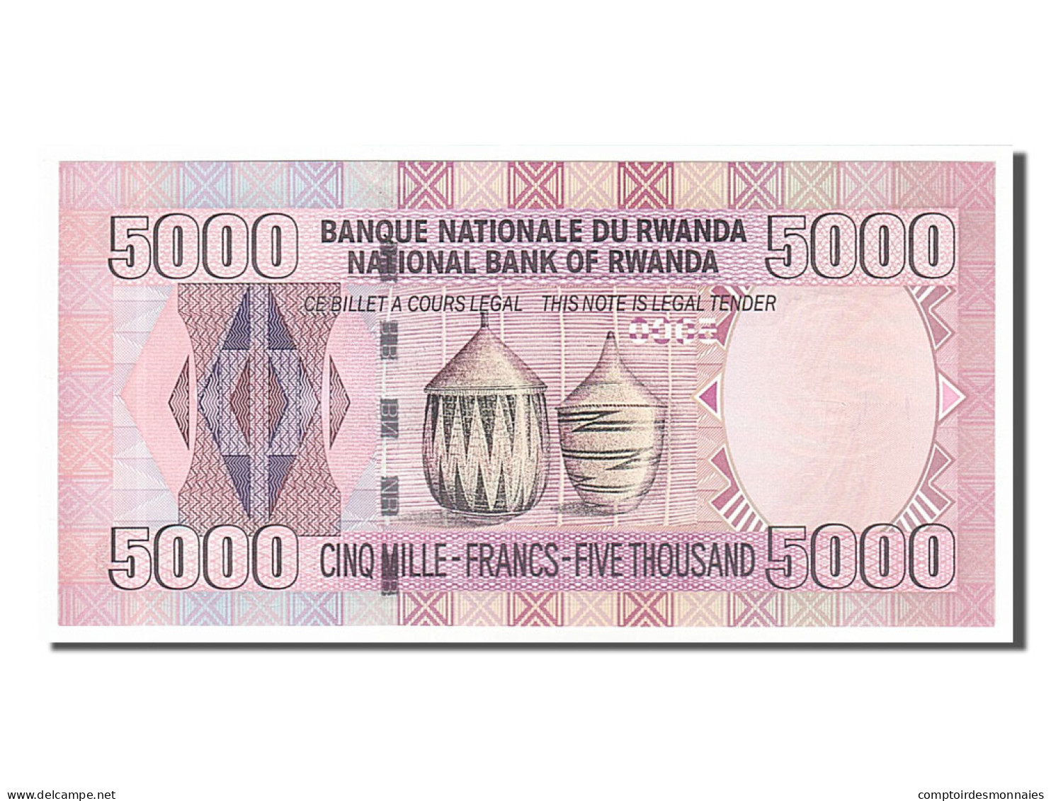 Billet, Rwanda, 5000 Francs, 2004, 2004-04-01, NEUF - Rwanda