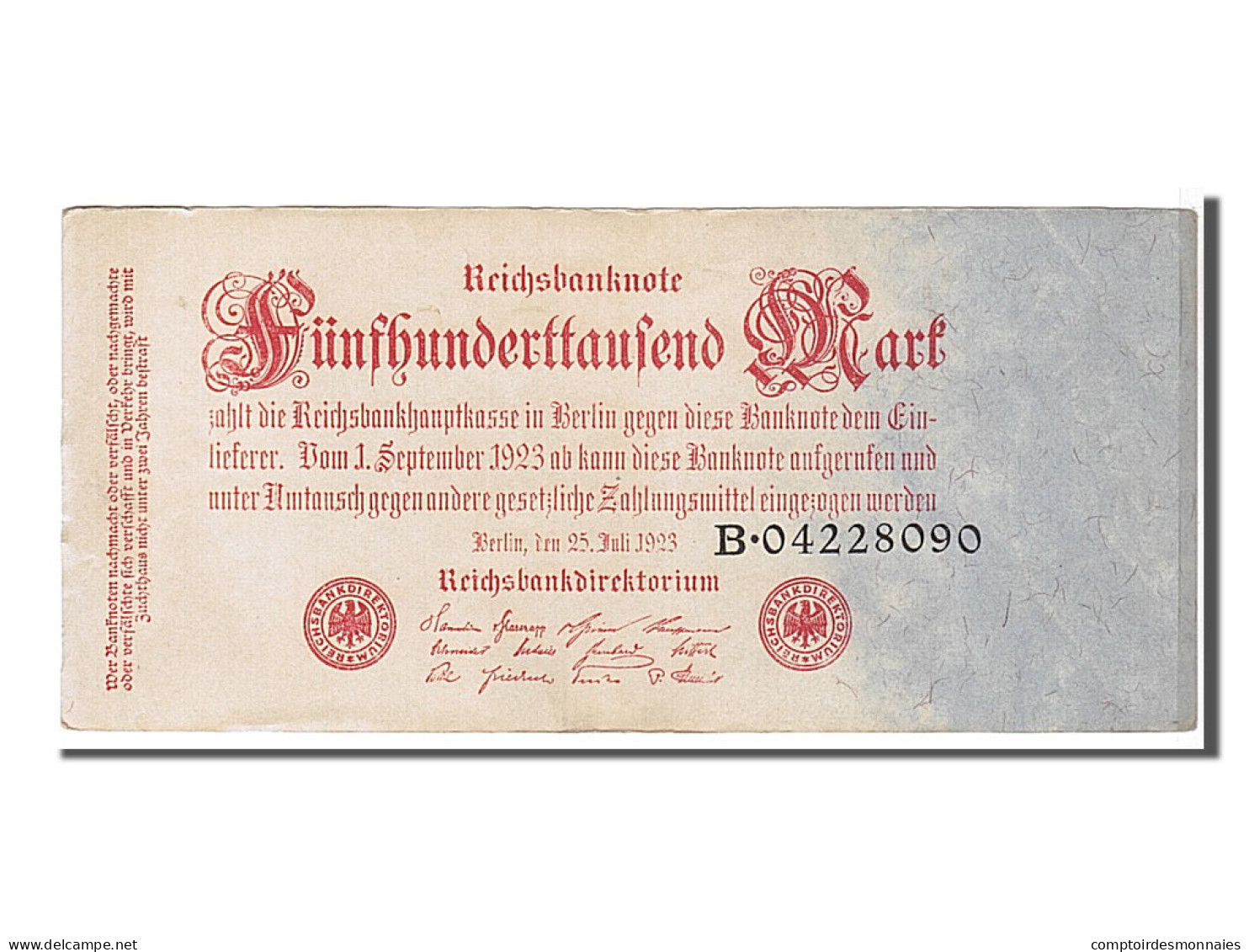 Billet, Allemagne, 500,000 Mark, 1923, SUP - 500.000 Mark