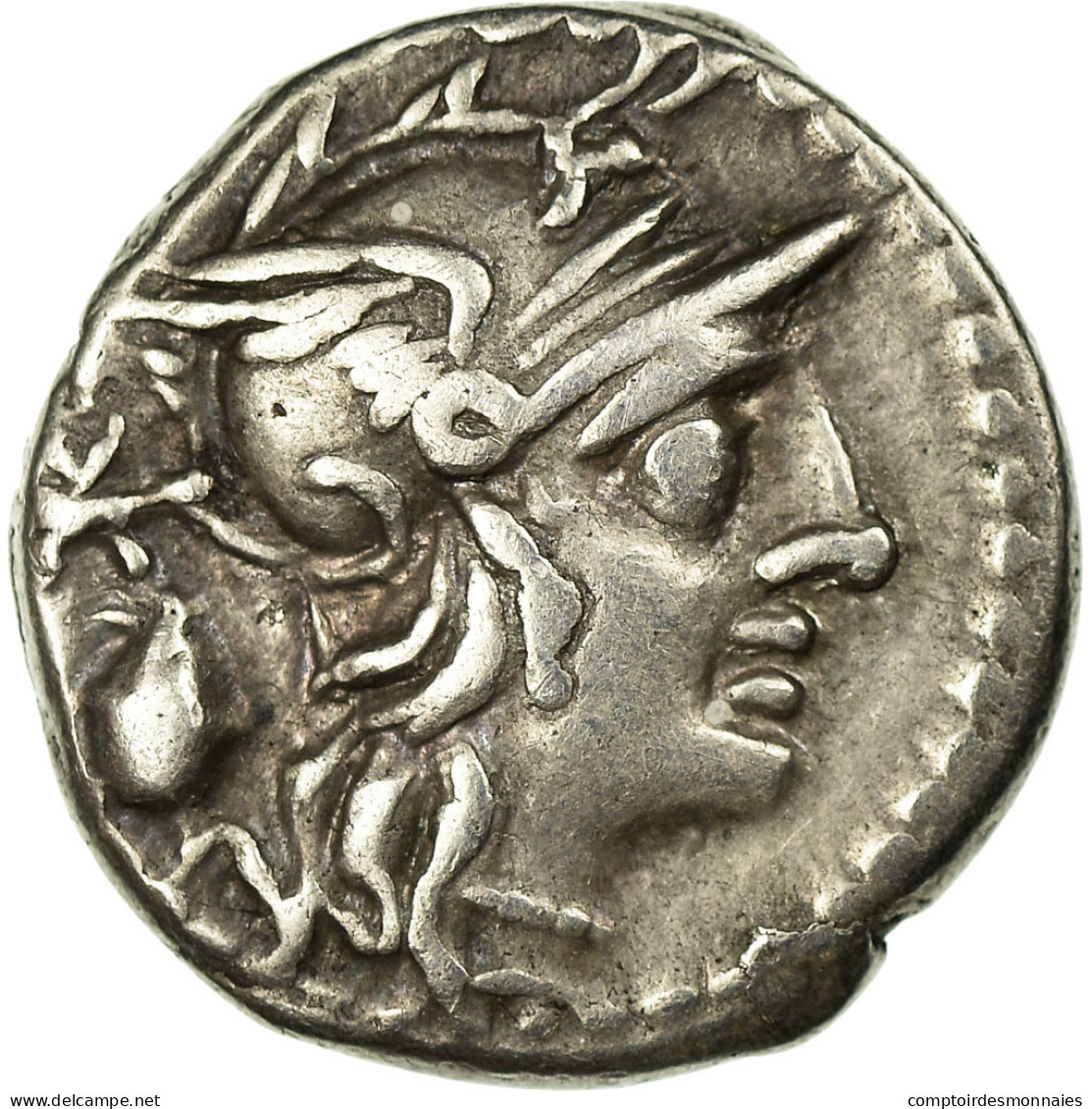 Monnaie, Cassia, Denier, Roma, TTB, Argent, Babelon:1 - Republiek (280 BC Tot 27 BC)