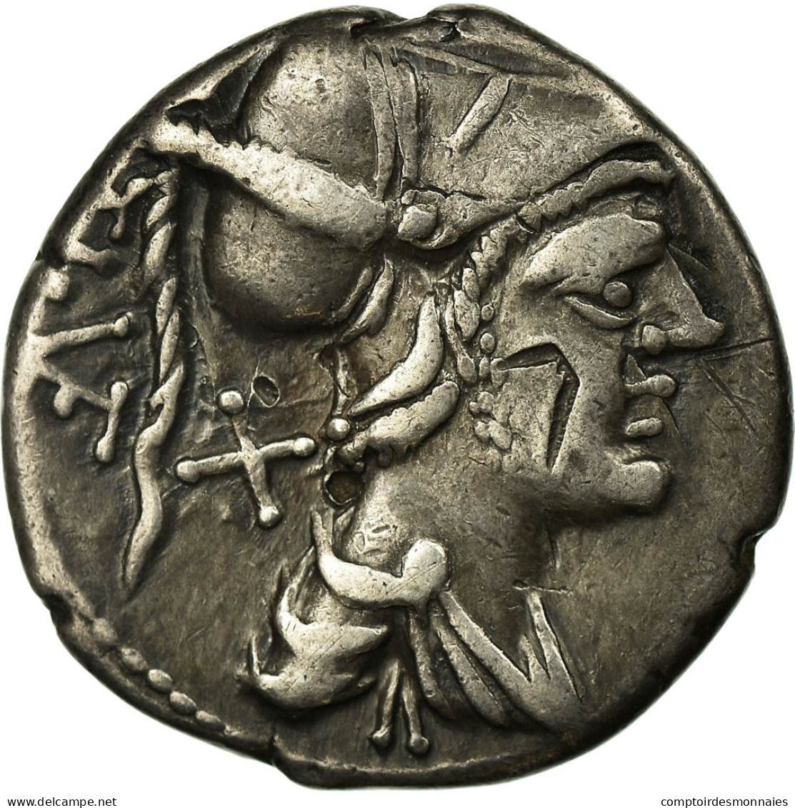 Monnaie, Veturia, Denier, TTB, Argent, Babelon:1 - Republic (280 BC To 27 BC)