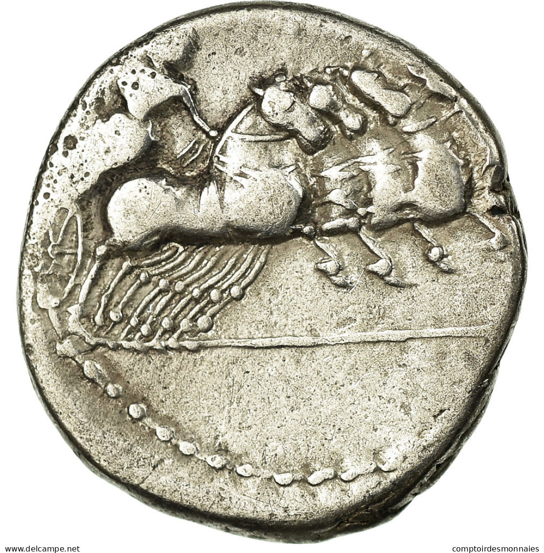 Monnaie, Anonyme, Denier, Roma, TTB, Argent, Babelon:226 - Republiek (280 BC Tot 27 BC)