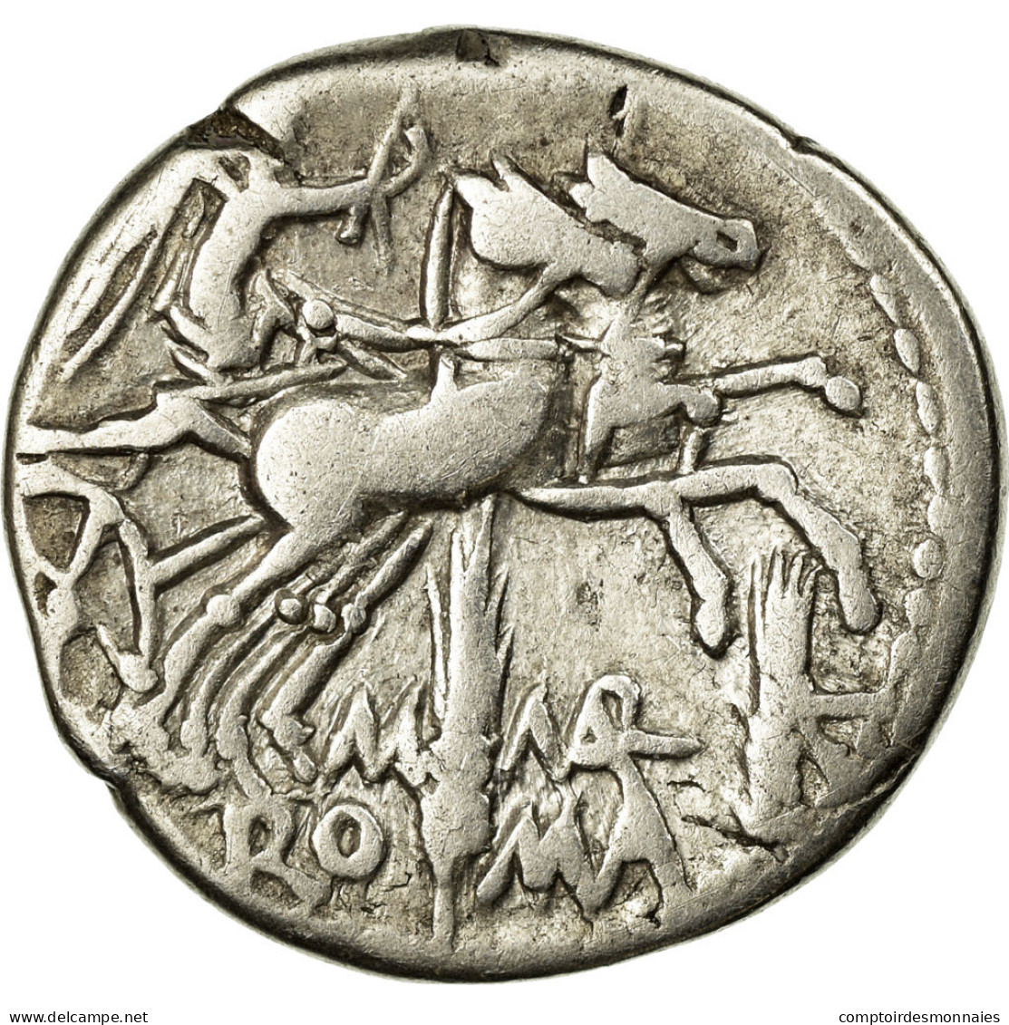 Monnaie, Marcia, Denier, TTB, Argent, Babelon:8 - Republic (280 BC To 27 BC)