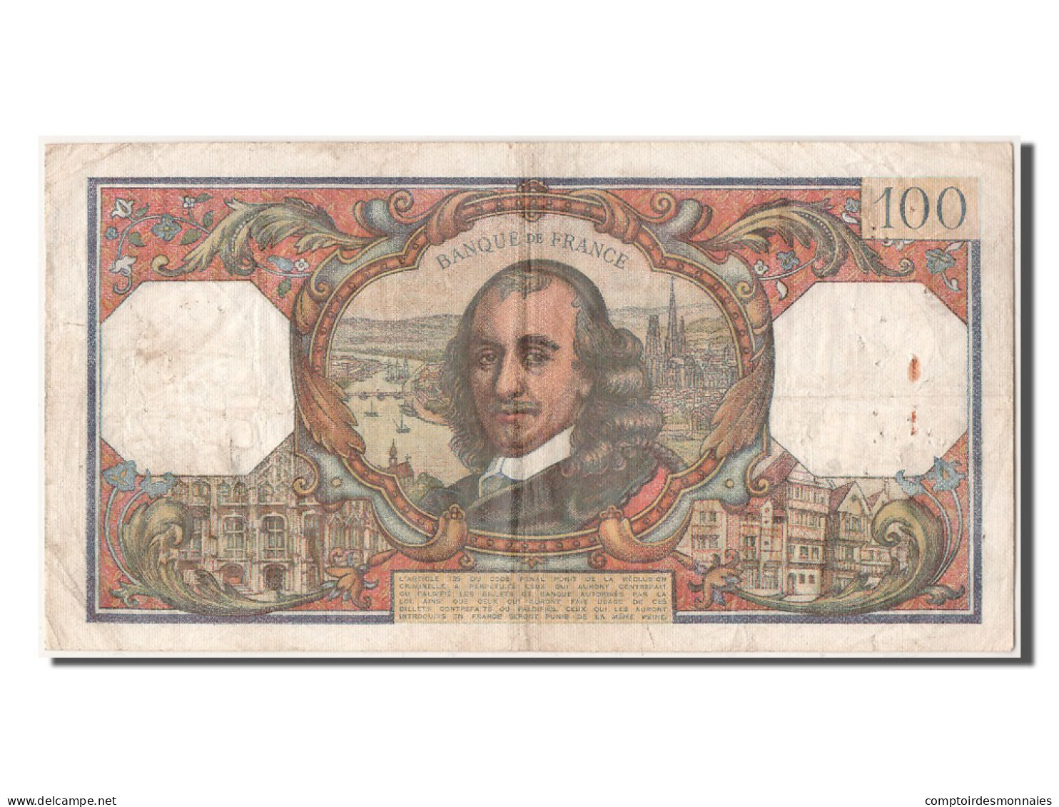 Billet, France, 100 Francs, 100 F 1964-1979 ''Corneille'', 1964, 1964-04-02 - 100 F 1964-1979 ''Corneille''