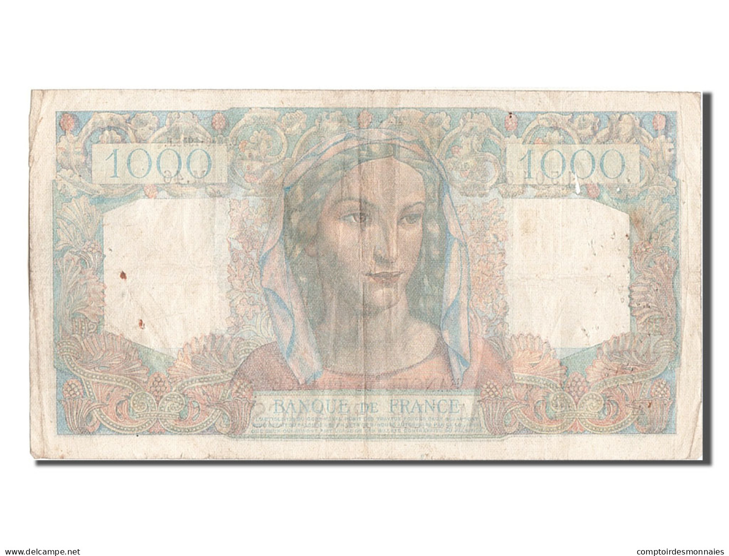 Billet, France, 1000 Francs, 1 000 F 1945-1950 ''Minerve Et Hercule'', 1945 - 1 000 F 1945-1950 ''Minerve Et Hercule''