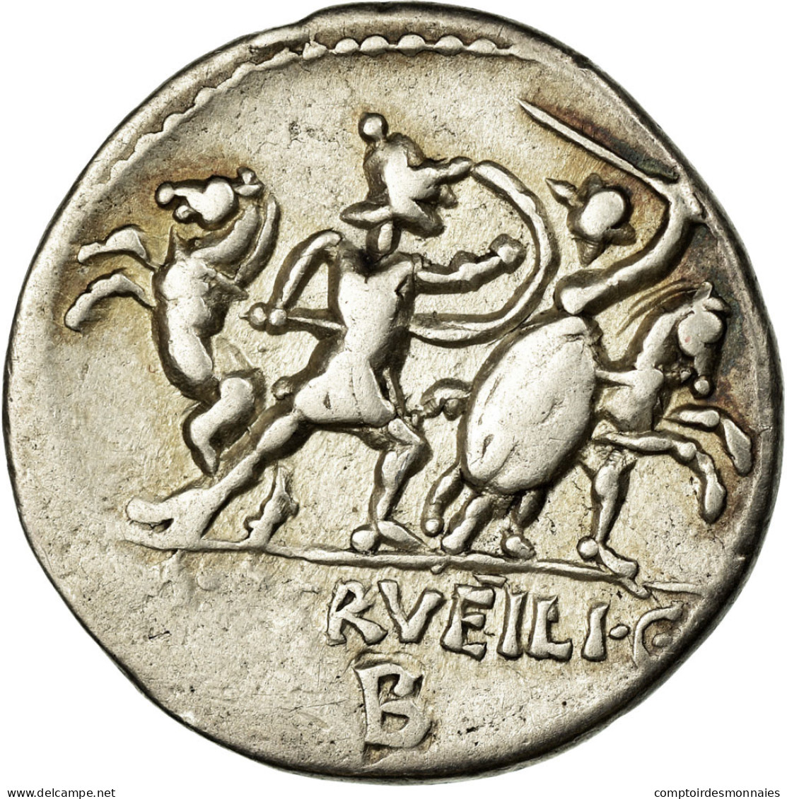 Monnaie, Servilia, Denier, TTB, Argent, Babelon:13 - République (-280 à -27)