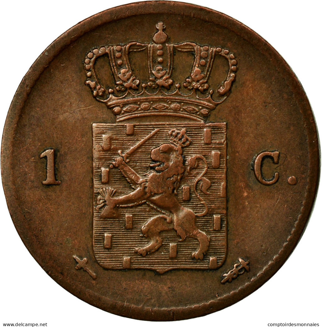 Monnaie, Pays-Bas, William III, Cent, 1863, TTB, Cuivre, KM:100 - 1849-1890 : Willem III