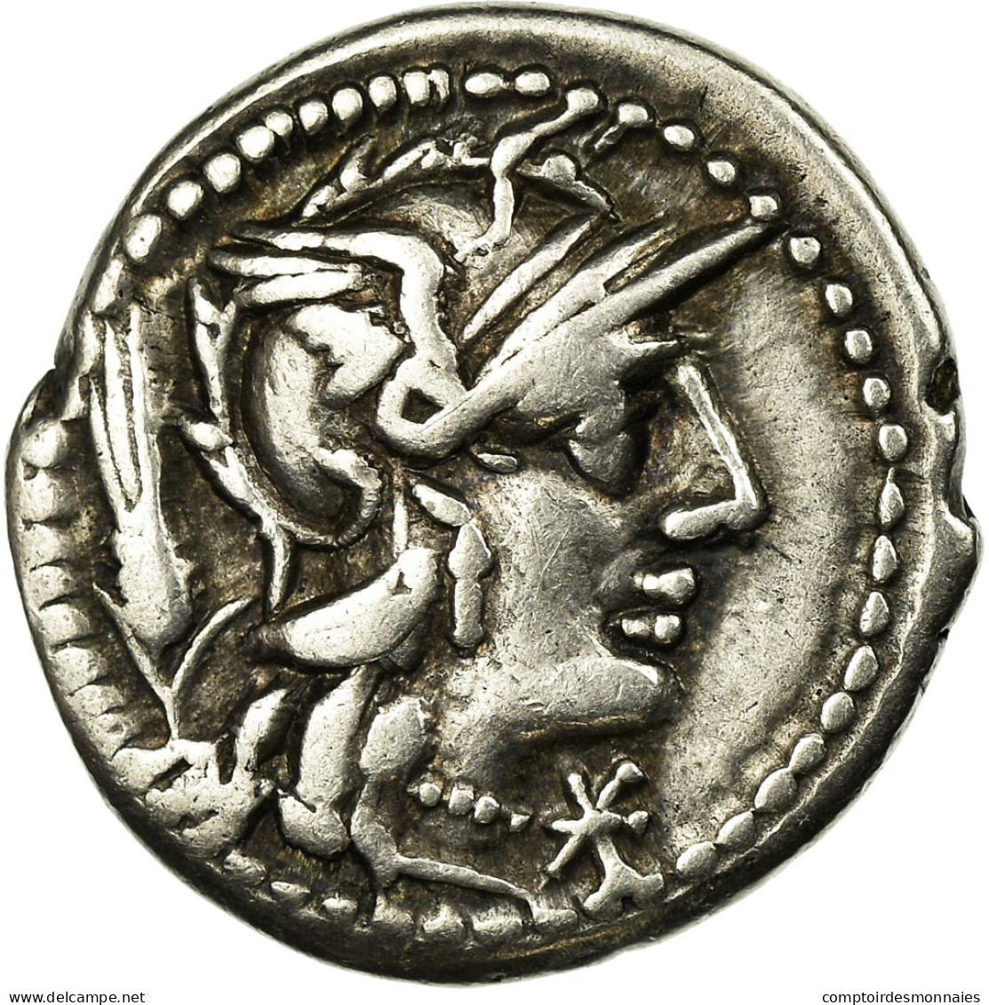 Monnaie, Domitia, Denier, TTB+, Argent, Babelon:14 - Republic (280 BC To 27 BC)