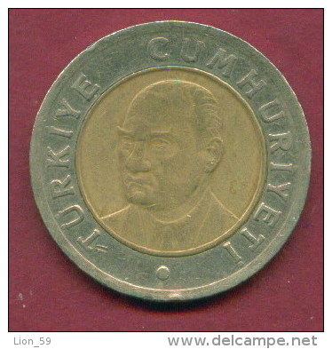 F3482 / -  1 Lira -  2005  -  Turkey Turkije Turquie Turkei  - Coins Munzen Monnaies Monete - Turquie