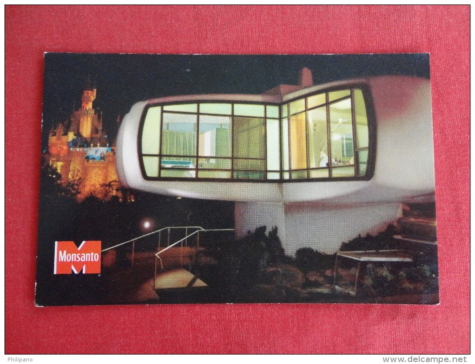 Disney > Disneyland   Monsanto's Home Of The Future  Not Mailed  Ref 1295 - Disneyland