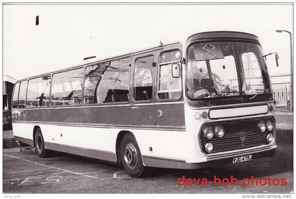 Bus Photo Dacks Terrington AEC Reliance Plaxton Coach VJG479J East Kent - Cars