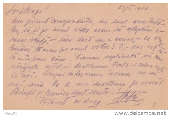 WAR FIELD POSTCARD FROM WORLD WAR 1, CENSORED NR 294, 1916, HUNGARY - Lettres & Documents