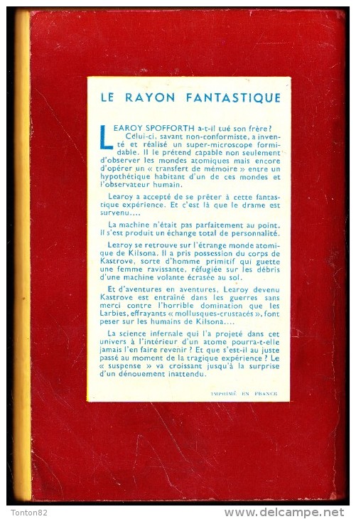 Le Rayon Fantastique -  KILSONA Monde Atomique - Festus Pragnell - ( 1955 ) . - Le Rayon Fantastique