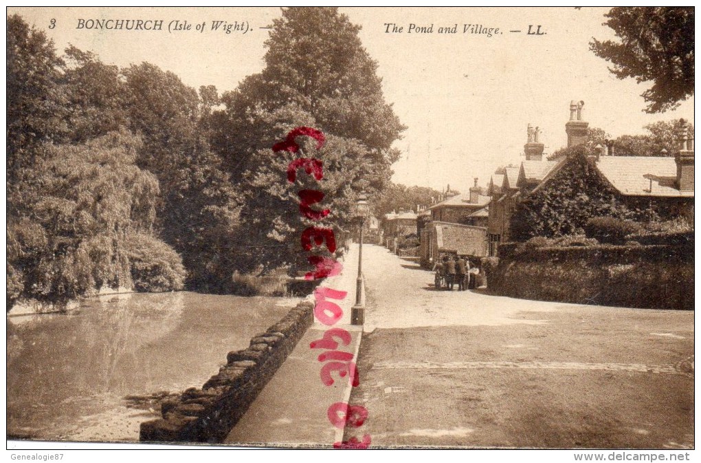 ROYAUME UNI - ANGLETERRE - ISLE OF WIGHT - THE POND AND VILLAGE - Autres & Non Classés