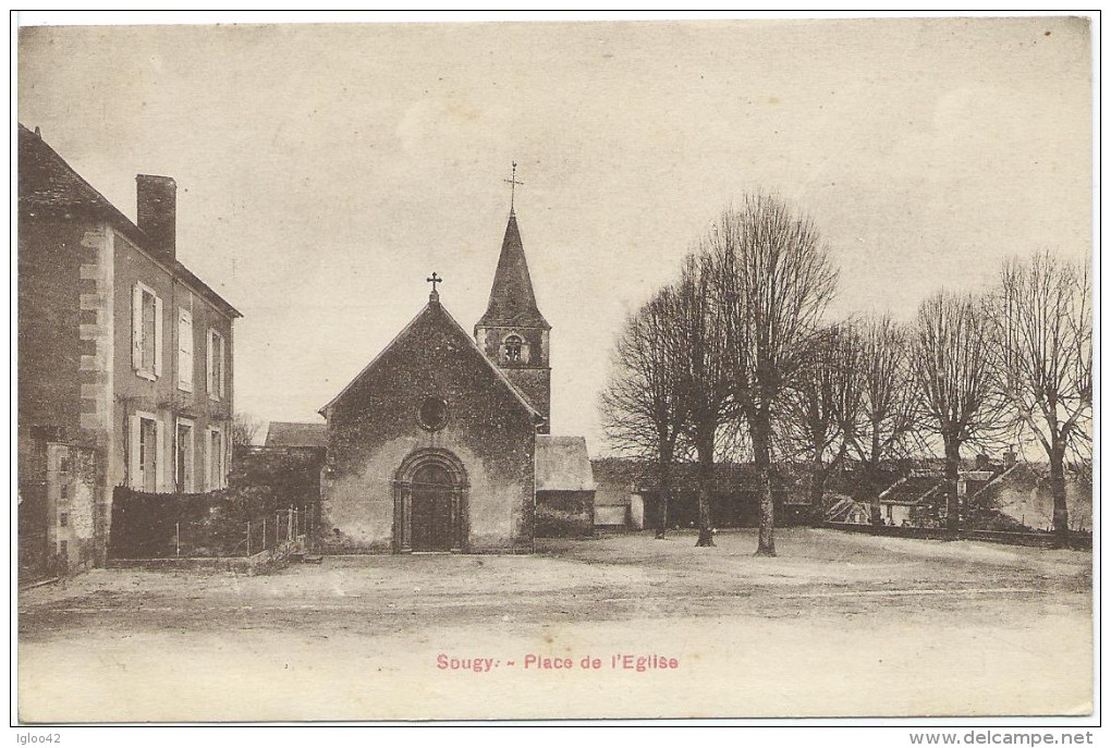 SOUGY - Place De L' Eglise - Autres & Non Classés