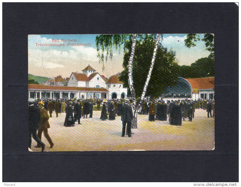 47208   Germania,    Bad  Nauheim,  Trinkkuranlagen (Fruhkonzert),  VG  1913 - Bad Nauheim