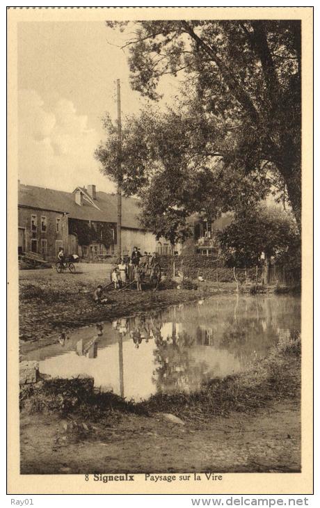 BELGIQUE - LUXEMBOURG - MUSSON - SIGNEULX - Paysage Sur La Vire. (n°8). - Musson