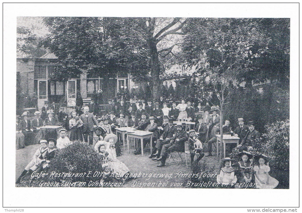 AMERSFOORT - 1902 Heiligenbergerweg - Café "Het Boompje". Bekende Uitspanning In  - Reproduction - Non Circulée, 2 Scans - Amersfoort