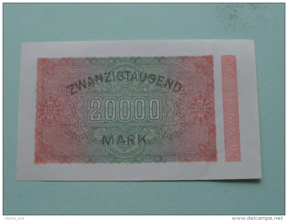 ZWANZIGTAUSEND MARK ( 3 ) Berlin 1922  M-CD 044464 / 044465 / 044466 ( RARE !!! Scarce - For Grade, Please See Photo ) ! - 20.000 Mark