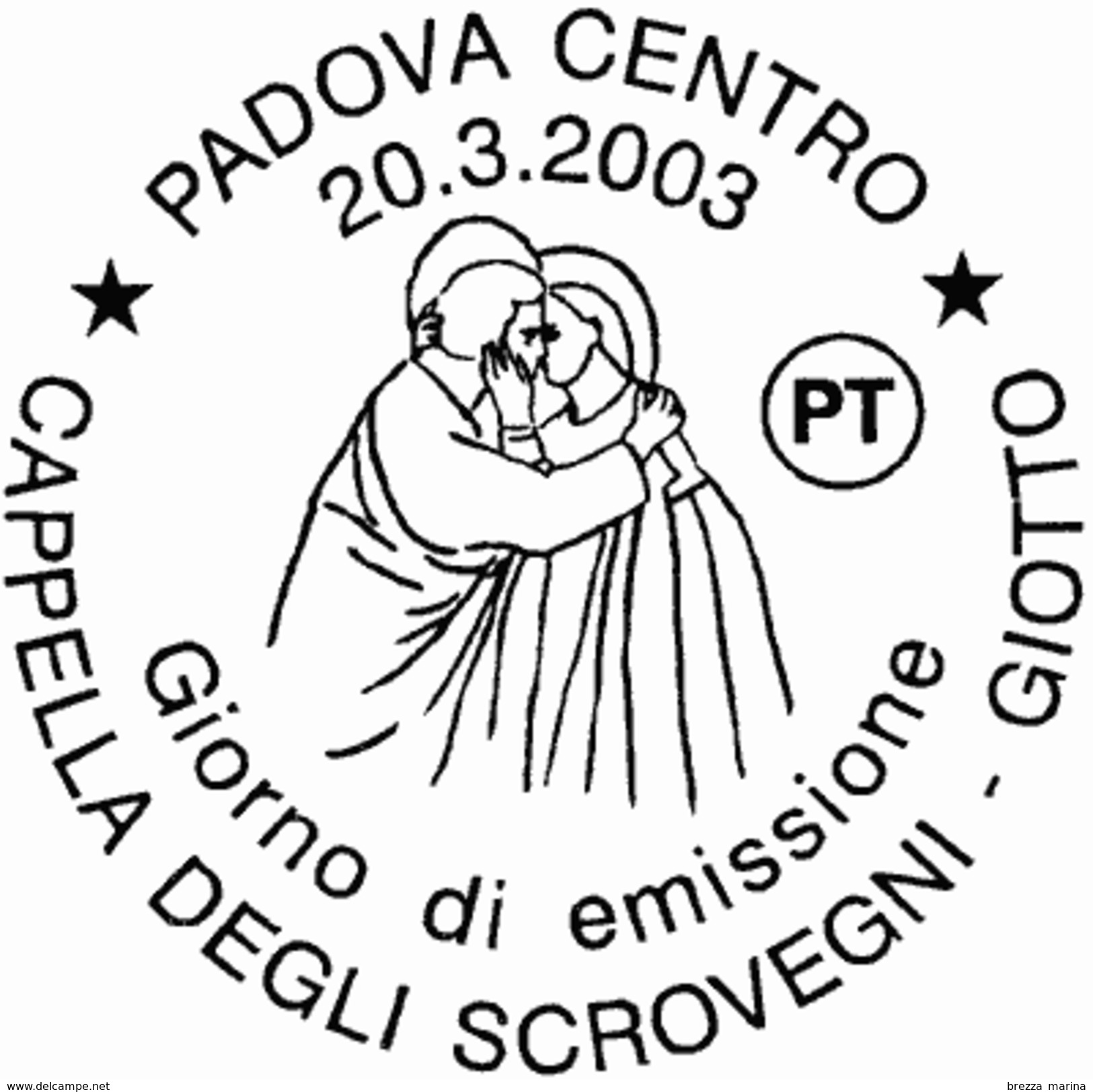 Nuovo - MNH - ITALIA - 2003 - Cappella Degli Scrovegni, Padova - 0,41 &euro; &bull; Incontro Alla Porta Aurea, Giotto - 2001-10: Mint/hinged