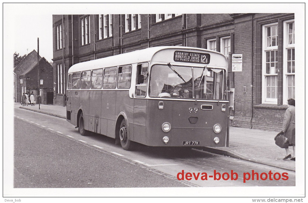 Bus Photo Ipswich Corporation Transport 77 AEC Swift Willowbrook JRT77K - Cars