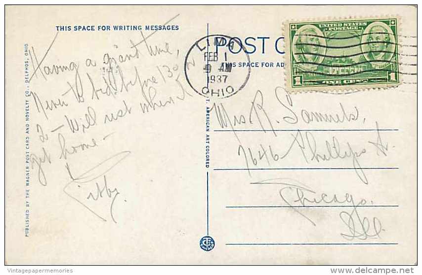 219249-Ohio, Lima, Lima Locomotive Works, Buildings, Wagner Post Card By Teich No 109252 - Ouvrages D'Art