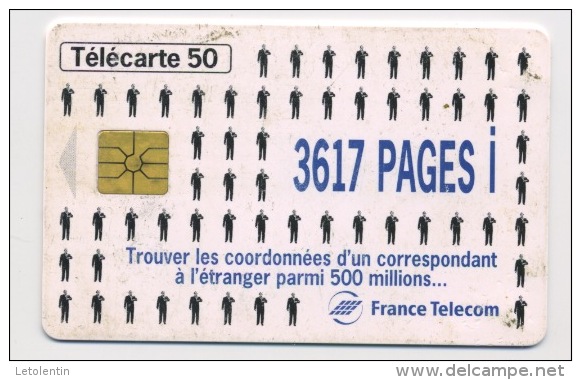 FRANCE - 3617 PAGES - 50 U (USAGÉ) - 1996