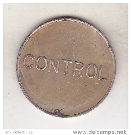 Romania Old Telephone Token - TELEFOANE - CONTROL - 27 Mm - Schaffer 2012 FT-PTT-45 - Professionals / Firms