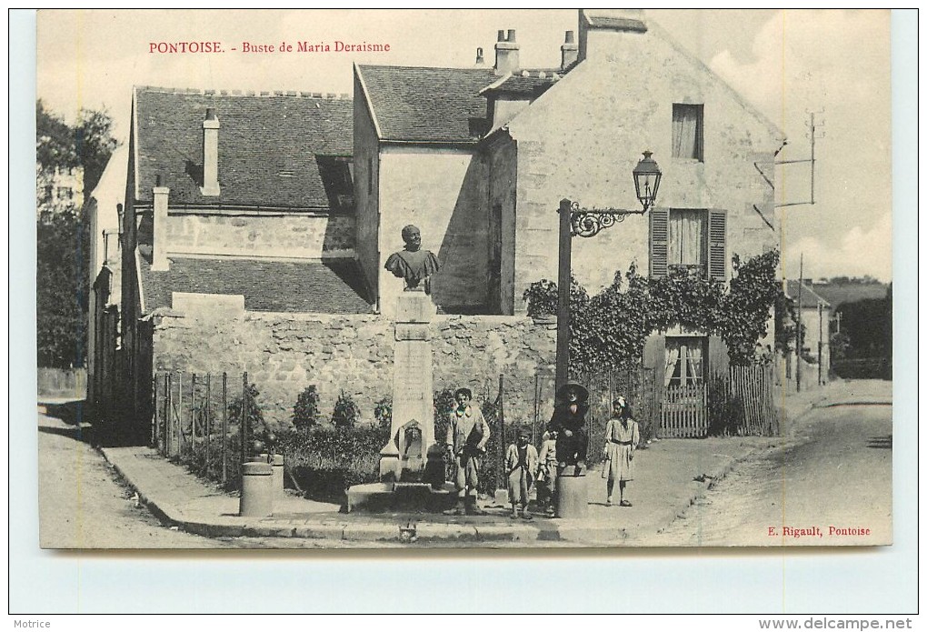 PONTOISE -  Buste De Maria Deraisme. - Pontoise