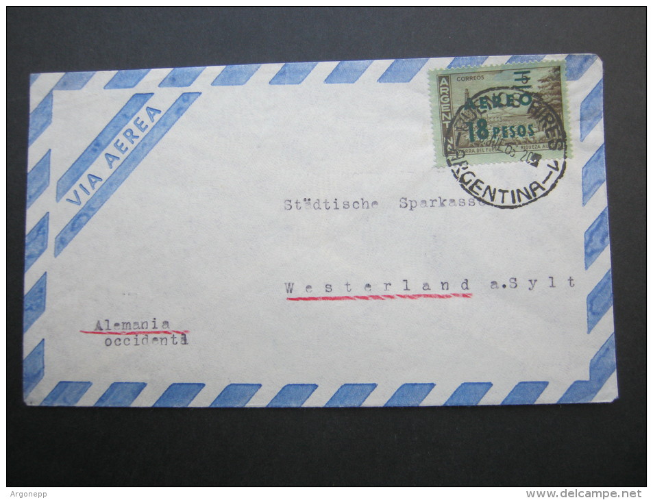 1963 , Correo Aereo   A   Alemanha - Storia Postale