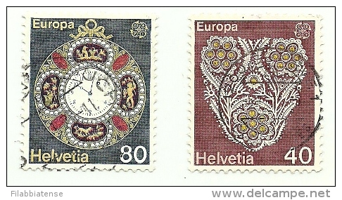 1976 - Svizzera 1003/04 Europa C3216 - Gebraucht