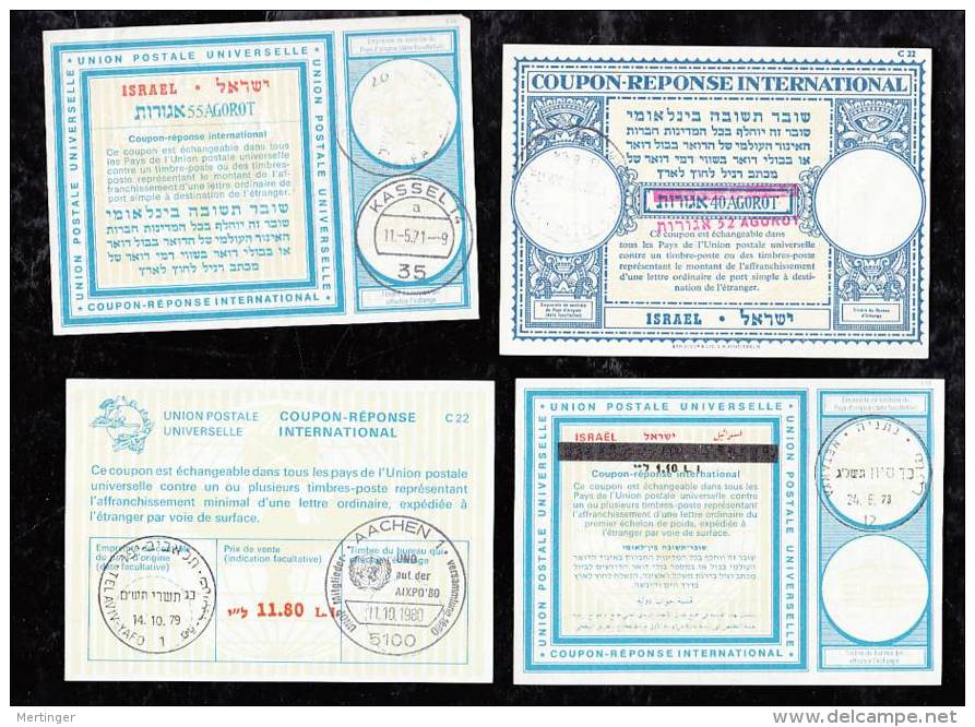 Israel 8 IRC IAS 1964-83 Reply Coupon - Collections, Lots & Series
