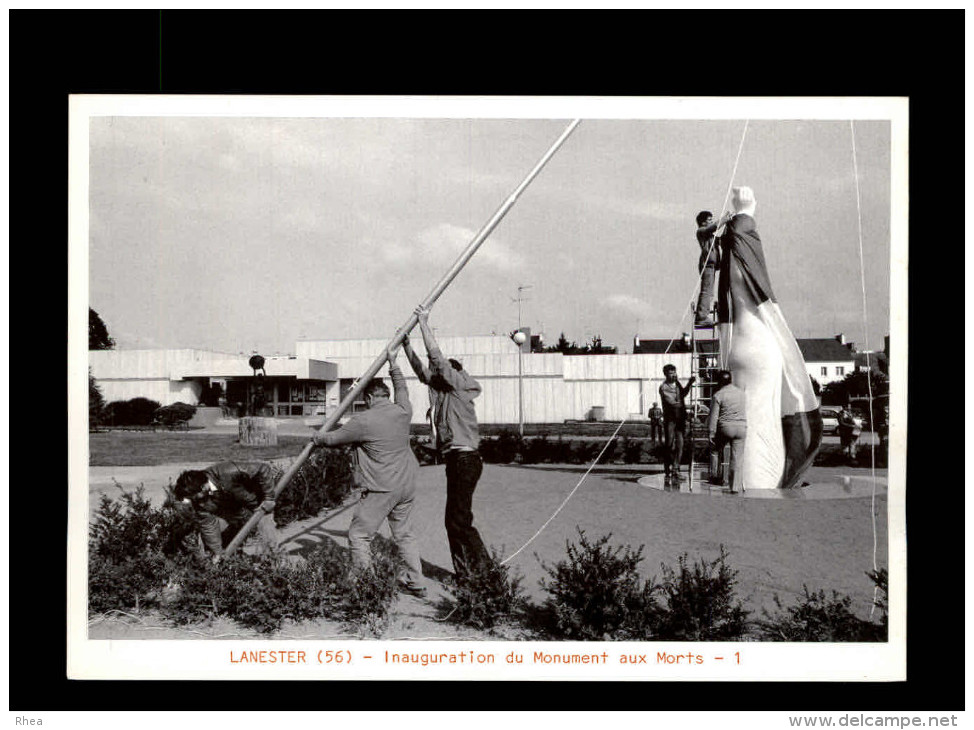 56 - LANESTER - Monument Aux Morts - Inauguration - Sculpteur Daniel Druet - 1985 - Lanester