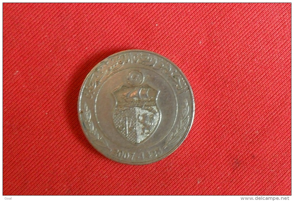 1 Franc Du Maghreb 2007 En SUP./ Tunisie. - Argelia