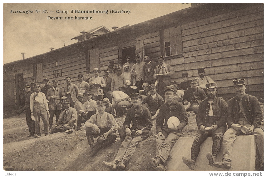 Hammelbourg Prisoner Camp WWI French Baraque Red Cross Geneve - Hammelburg