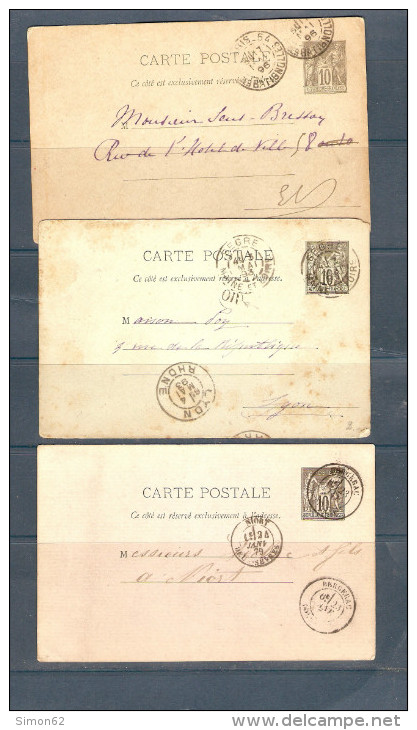 FRANCE  ENTIER  POSTAL / ENVELOPPE - Collections & Lots: Stationery & PAP