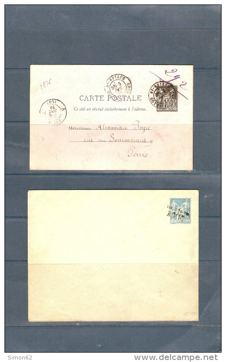 FRANCE  ENTIER  POSTAL / ENVELOPPE - Lots Et Collections : Entiers Et PAP