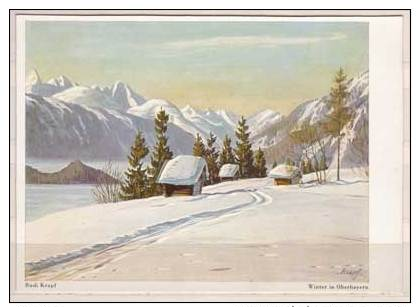 Rudi Krapf , Winter In Oberbayern - Paintings