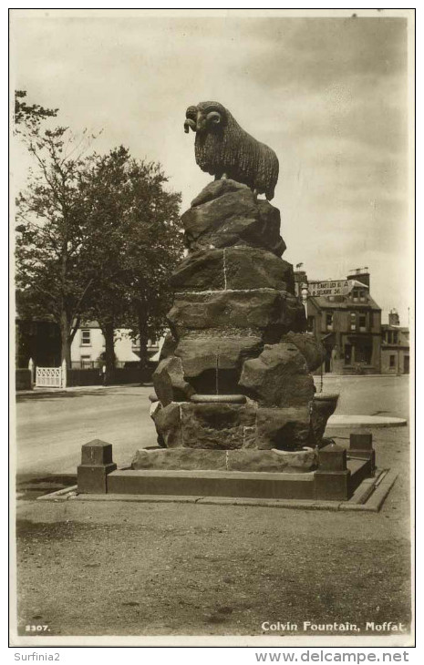 DUMFRIES - MOFFAT - COLVIN FOUNTAIN RP Dum7 - Dumfriesshire