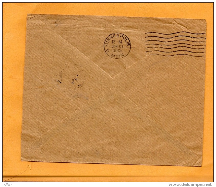 Palestine 1945 Cover Mailed To USA - Palestine