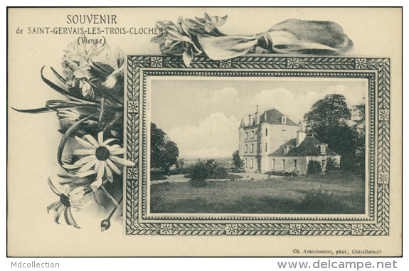 86 SAINT GERVAIS LES TROIS CLOCHERS / "Souvenir De Saint-Gervais-les-Trois-C Lochers" / - Saint Gervais Les Trois Clochers