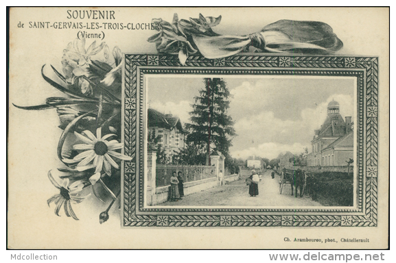 86 SAINT GERVAIS LES TROIS CLOCHERS / "Souvenir De Saint-Gervais-les-Trois-C Lochers" / - Saint Gervais Les Trois Clochers