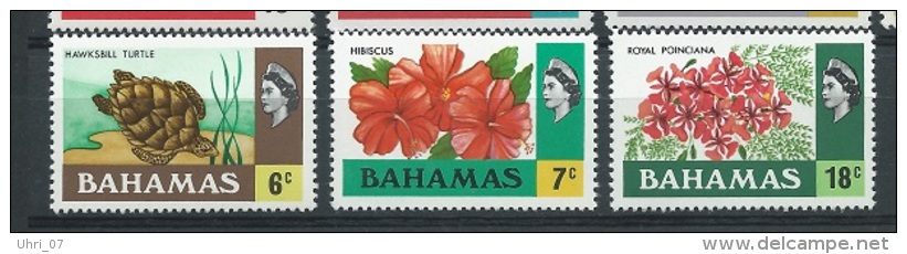 Bahamas 1971 Lot Mi.-Nr. 333 - 335 ** Kpl. Mnh - 1963-1973 Interne Autonomie