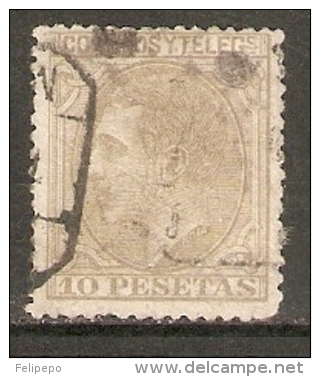 1879 EDIFIL  209 USADO VALOR DE CATALOGO 340&euro; - Usados