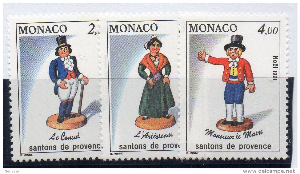 Serie Nº 1794/6  Monaco - Poupées