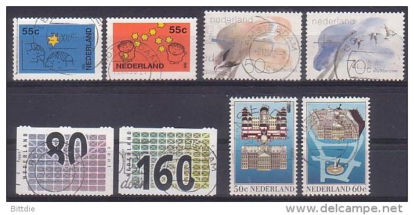 NL-Lot, 4 Versch. Sätze, Gestempelt , O (2789) - Collections