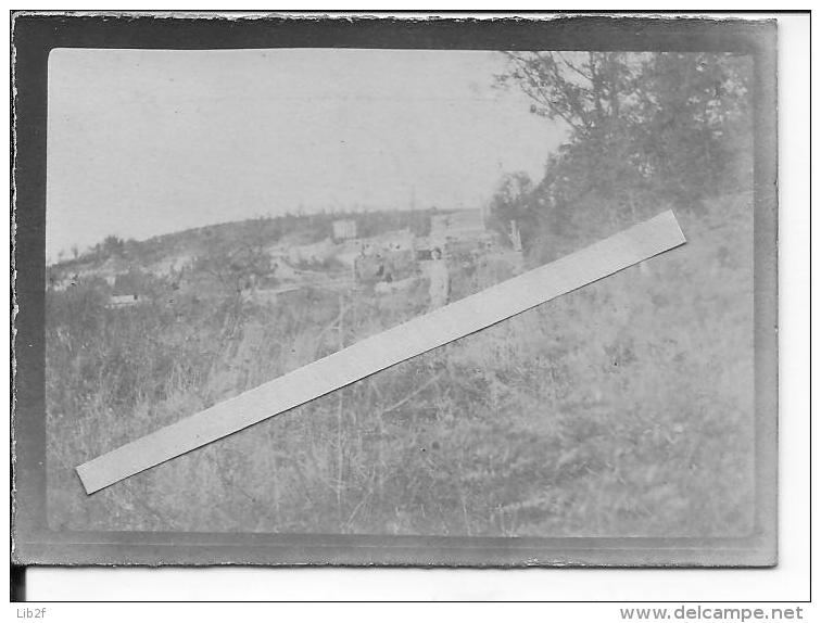 Vue Des Ruines De Fontenoy Aisne 1 Photo 1914-1918 14-18 Ww1 WwI Wk Poilus - War, Military