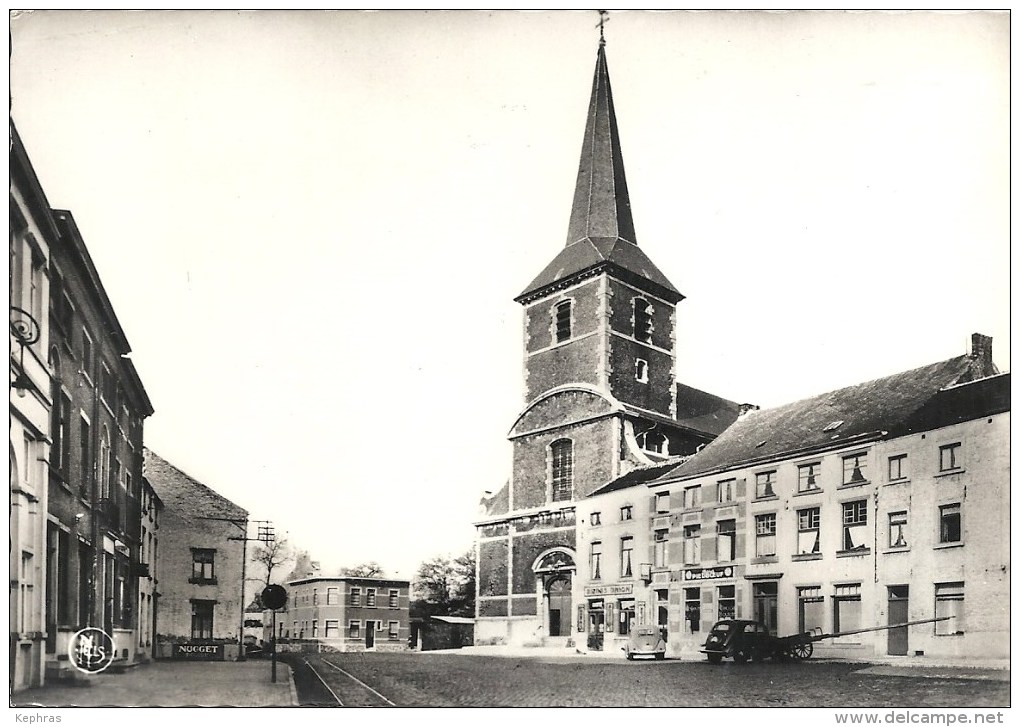 JUMET : Rue Puissant - RARE CPSM - Edit. : Sabaut, Jumet - Charleroi