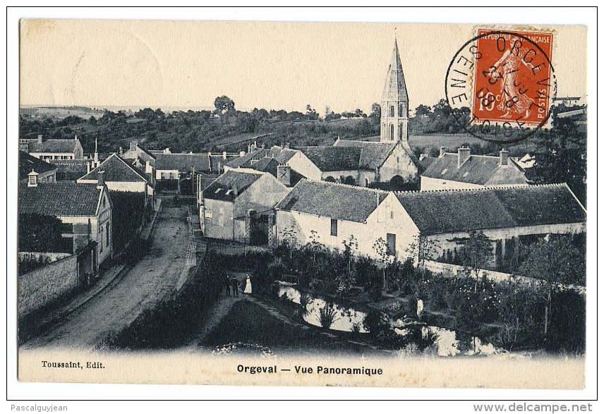 CPA ORGEVAL - VUE PANORAMIQUE - Orgeval