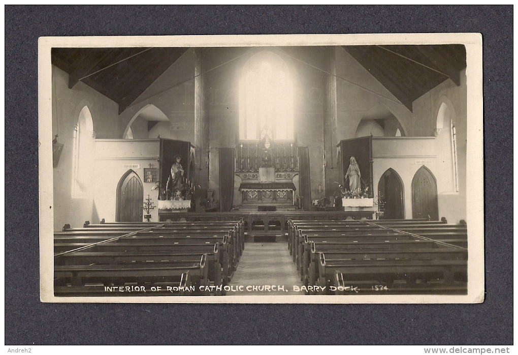 UNITED KINGDOM - BARRY DOCK - INTERIOR OF ROMAN CATHOLIC CHURCH BARRY DOCK 1574 - Autres & Non Classés